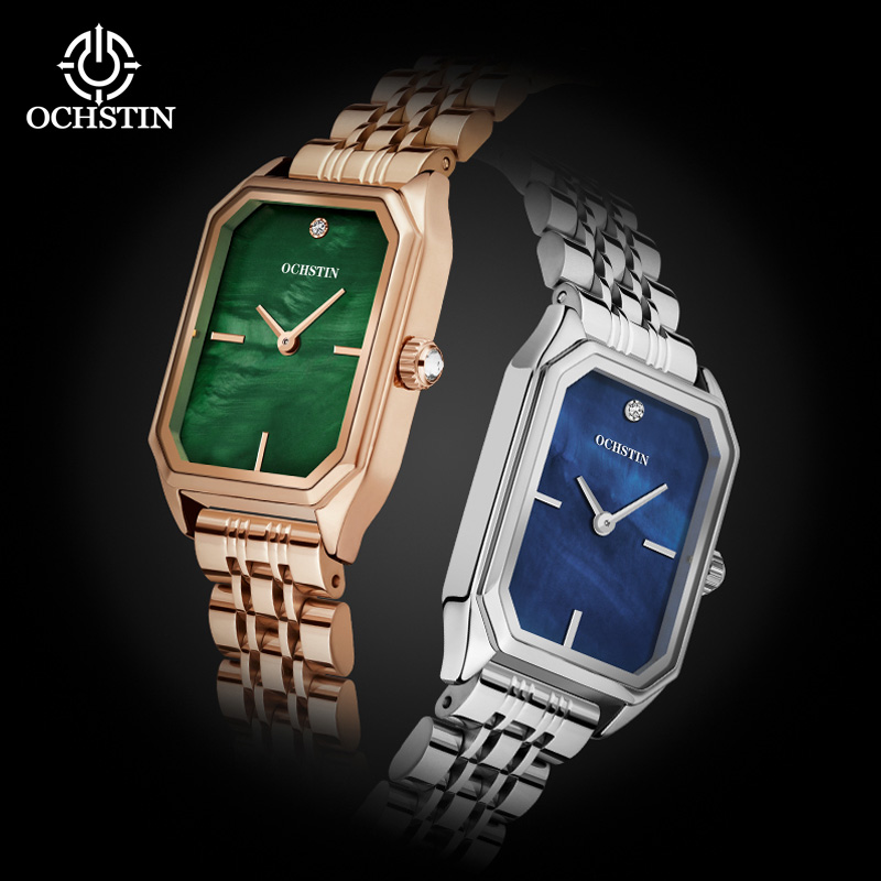 Luxury Watch Japan Brand - Ochstin นาฬิกาข้อมือแฟชั่นลำลองสำหรับผู้หญิง, นาฬิกาข้อมือแบรนด์หรูทองคำสีกุหลาบสไตล์เรียบง่ายจากญี่ปุ่น