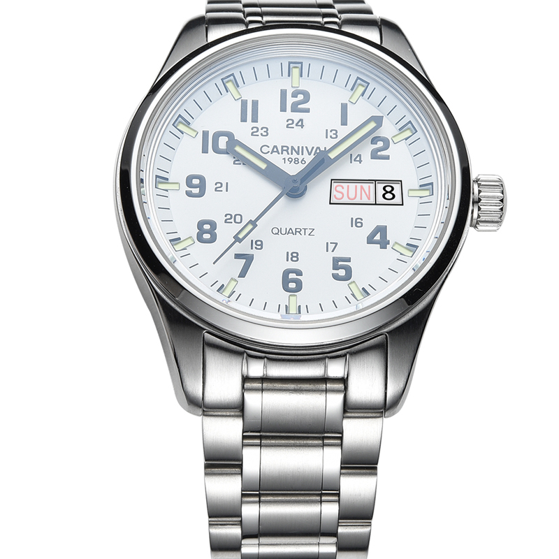 Luxury Watch Japan Brand - สวิตเซอร์แลนด์ BINGER แบรนด์หรูญี่ปุ่น MIYOTA ควอตซ์นาฬิกาผู้ชายเพชรกันน้ํา Luminous
