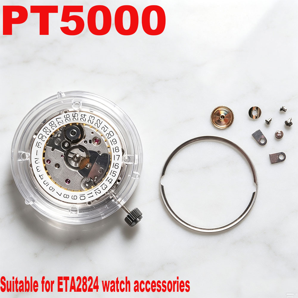 Luxury Watch White - เหมาะสำหรับนาฬิกา ETA2824 หรูหรา 25 เม็ดพลอย กลไกจักรกลอัตโนมัติเต็มรูปแบบความแม่นยำสูง