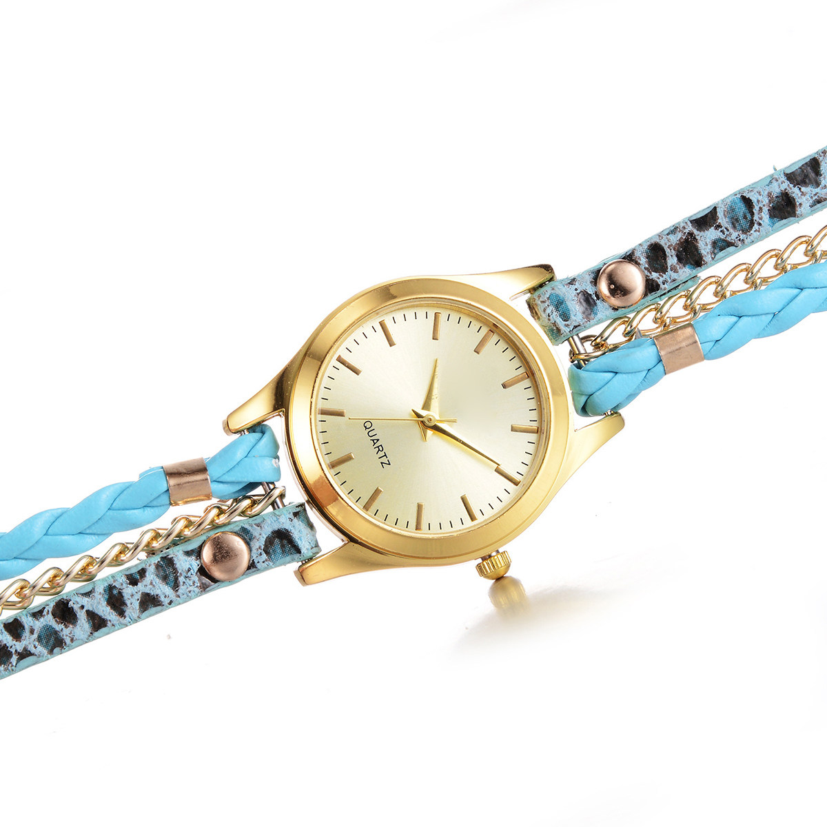 นาฬิกาควอตซ์ลายเสือดาวสำหรับผู - Luxury Watch White บทวิจารณ์และราคา