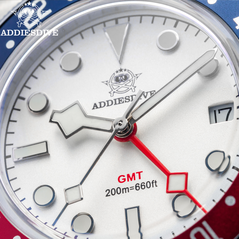 นาฬิกาข้อมือควอตซ์ผู้ชาย ADDIE - Gmt Dual Timezone Watch บทวิจารณ์และราคา