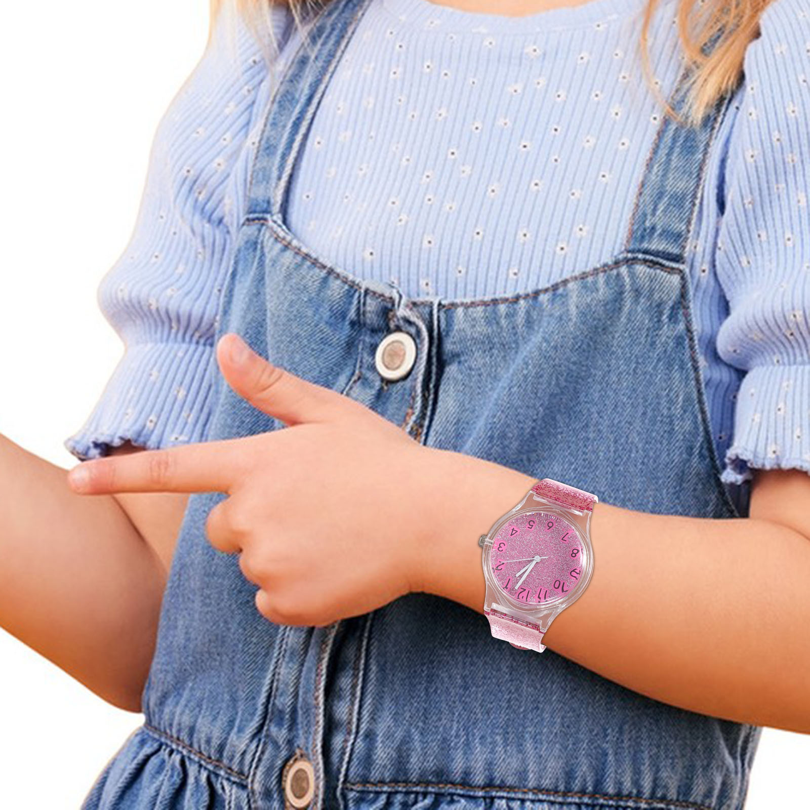 นาฬิกาเด็ก ดีไซน์สีสันสดใส สาย - Luxury Watch White บทวิจารณ์และราคา