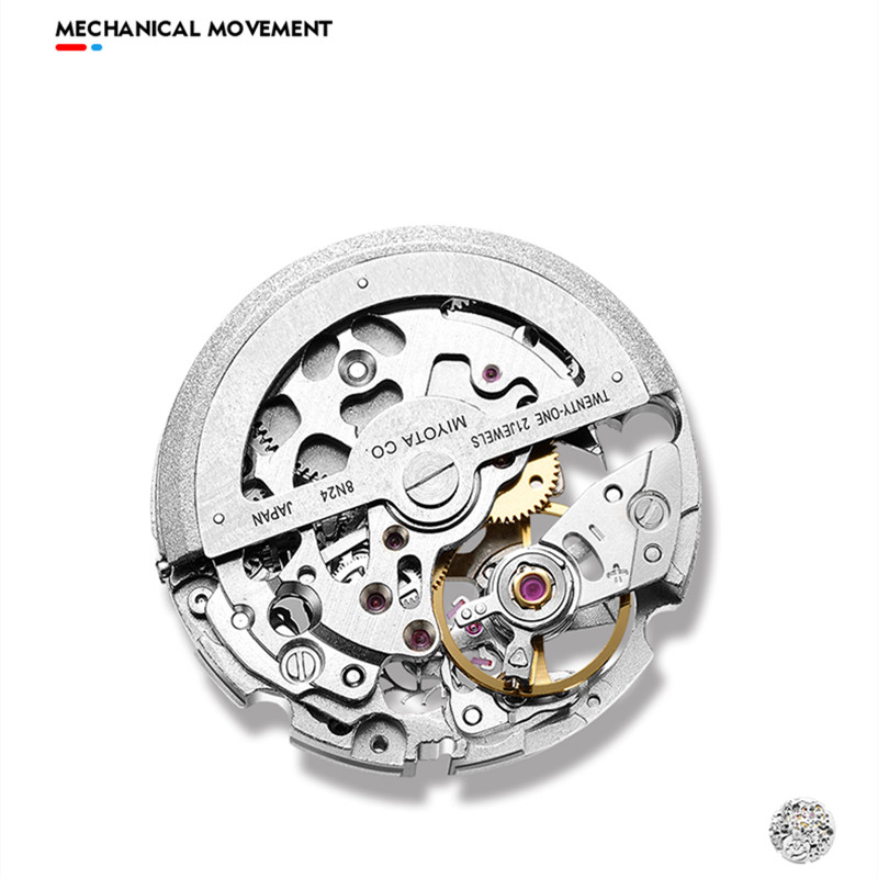HANBORO นาฬิกาข้อมือผู้ชายแบรน - Luxury Watch Japan Brand บทวิจารณ์และราคา