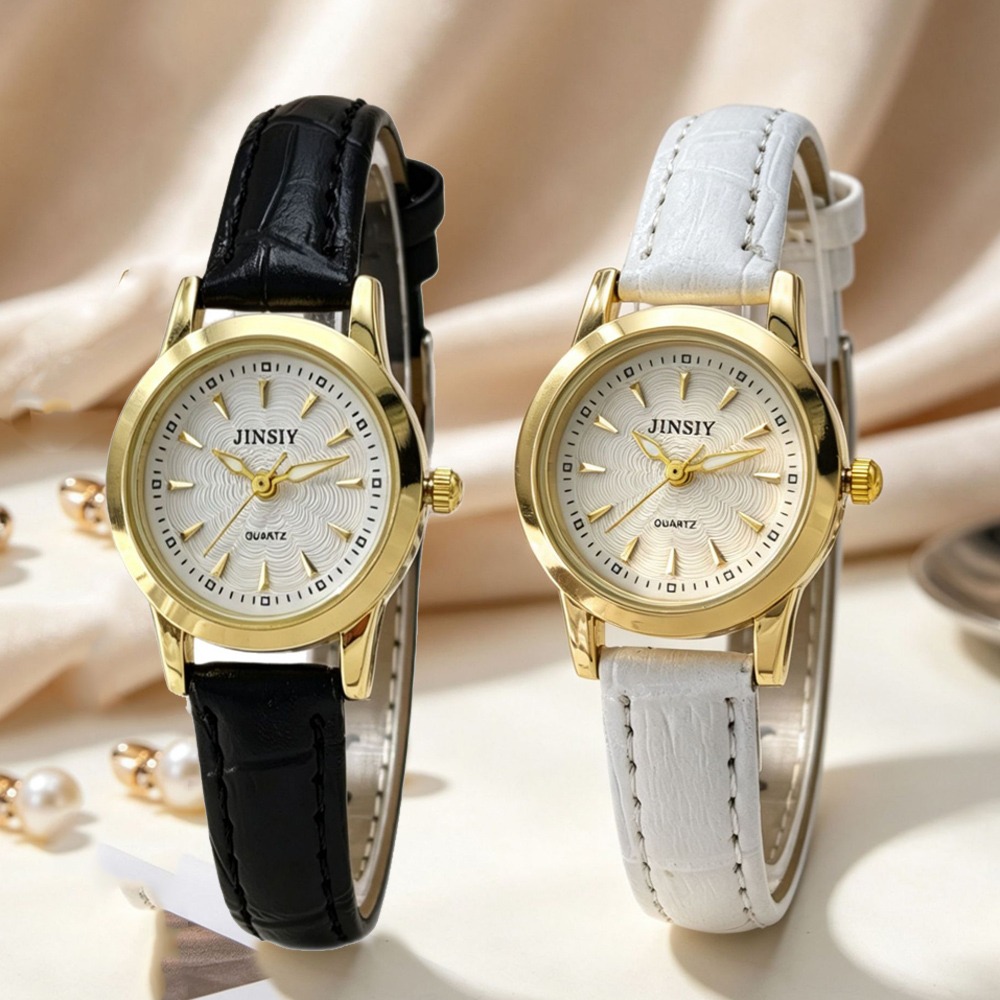 นาฬิกาควอตซ์สายหนังแฟชั่น นาฬิ - Luxury Watch Leather Strap บทวิจารณ์และราคา
