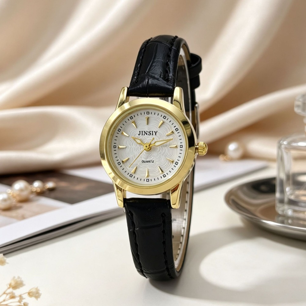 นาฬิกาควอตซ์สายหนังแฟชั่น นาฬิ - Luxury Watch Leather Strap บทวิจารณ์และราคา