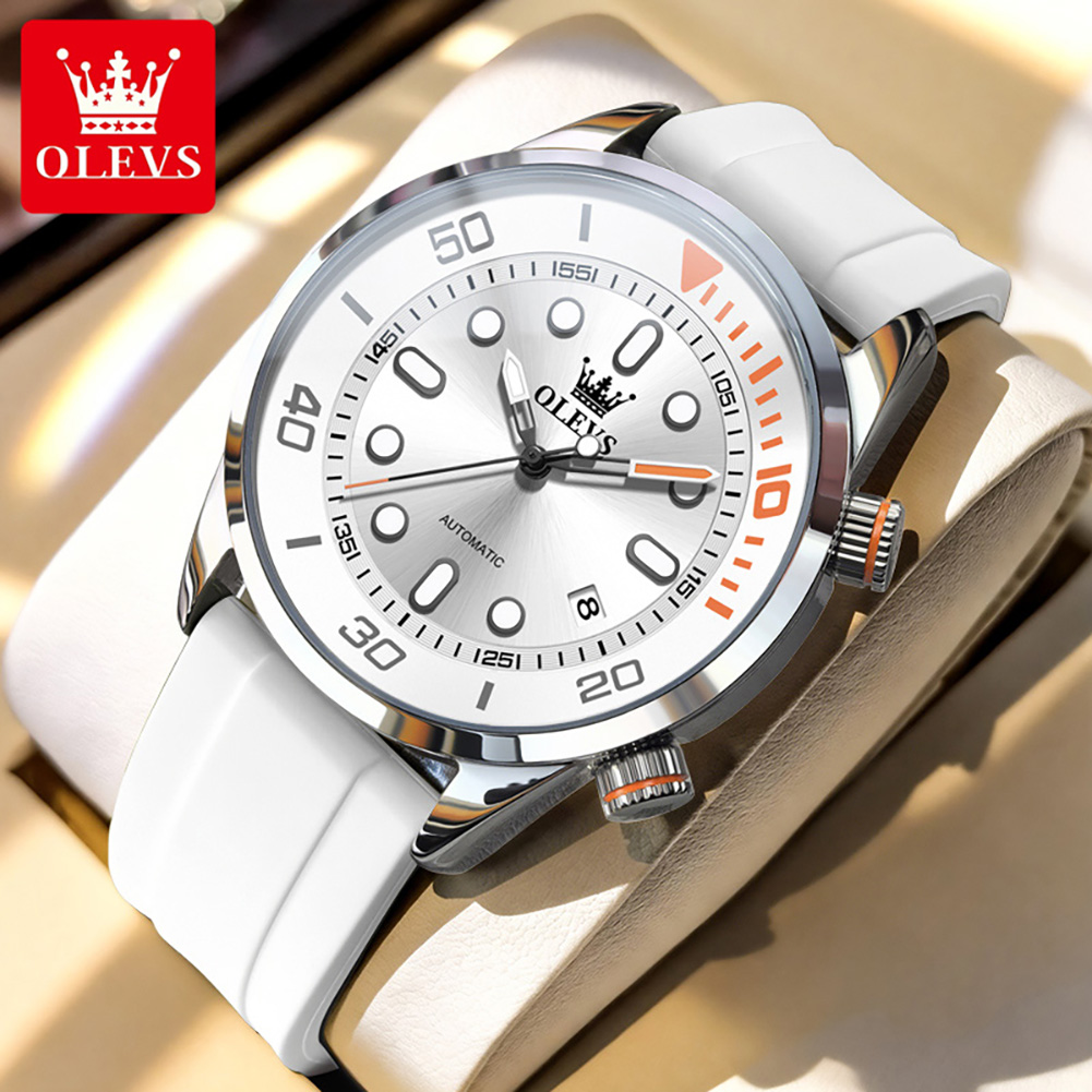 OLEVS นาฬิกาหรู 30M กันน้ำอัตโ - Luxury Watch White บทวิจารณ์และราคา