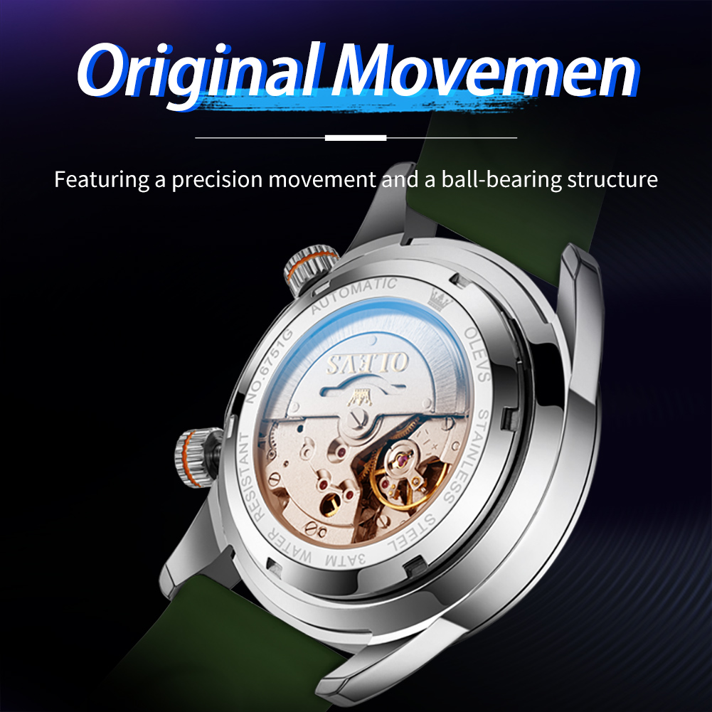 OLEVS นาฬิกาหรู 30M กันน้ำอัตโ - Luxury Watch White บทวิจารณ์และราคา