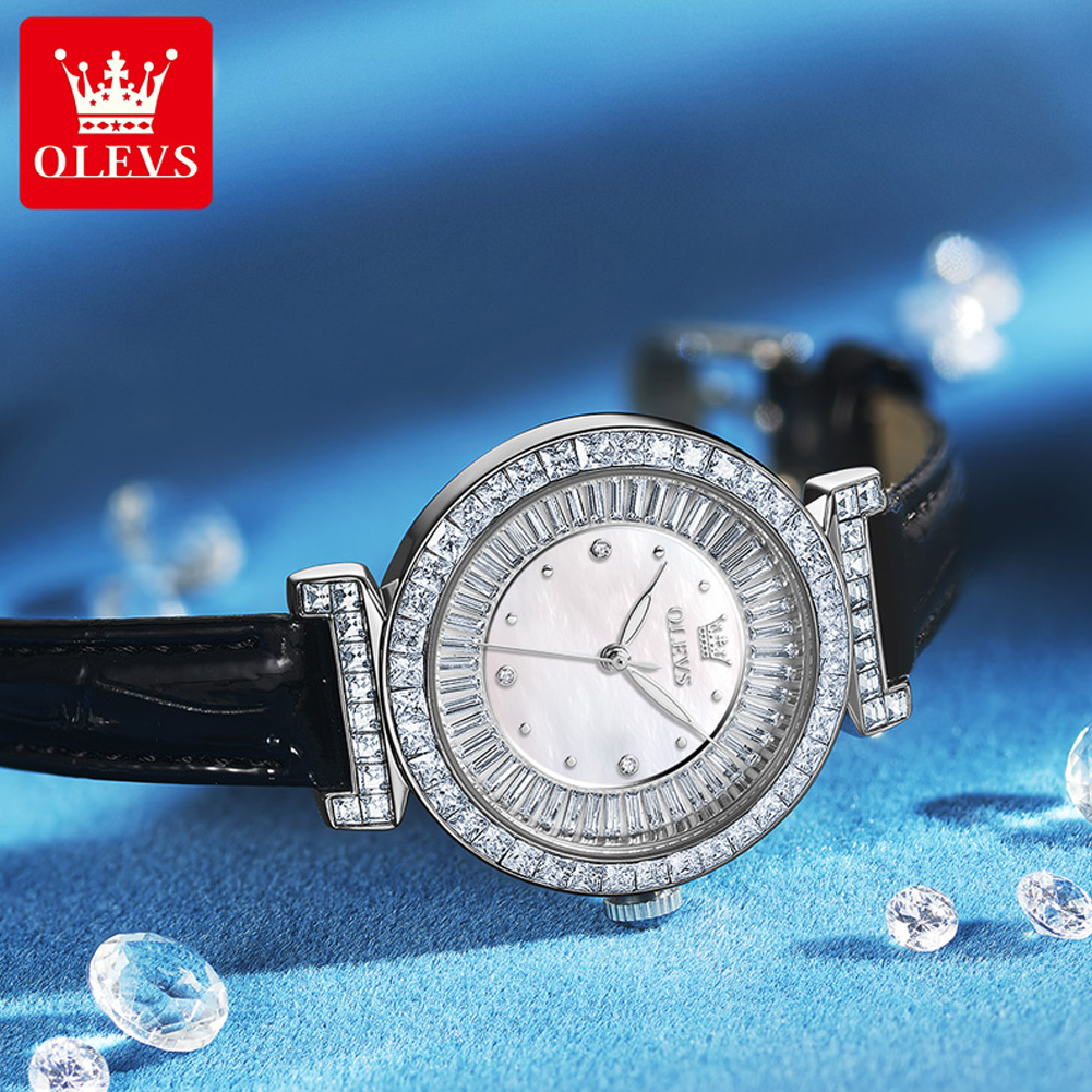 OLEVS 9983 นาฬิกาผู้หญิงแฟชั่น - Luxury Watch Leather Strap บทวิจารณ์และราคา