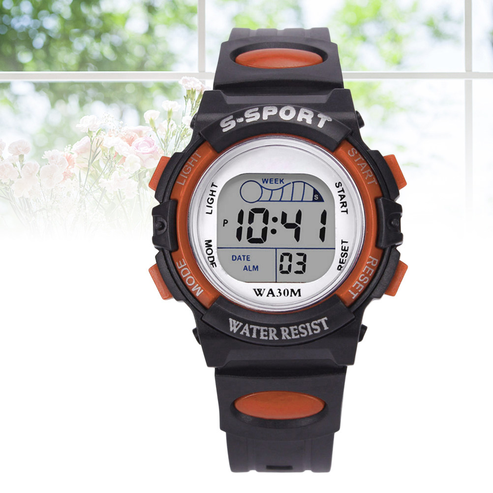 นาฬิกาอิเล็กทรอนิกส์สำหรับเด็ก - Luxury Watch White บทวิจารณ์และราคา