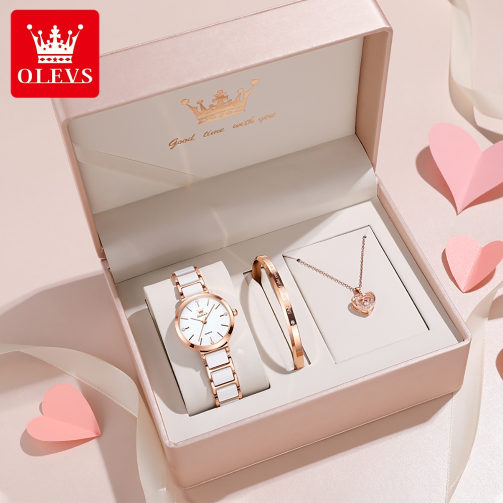 นาฬิกาข้อมือผู้หญิง OLEVS รุ่น - Luxury Watches บทวิจารณ์และราคา