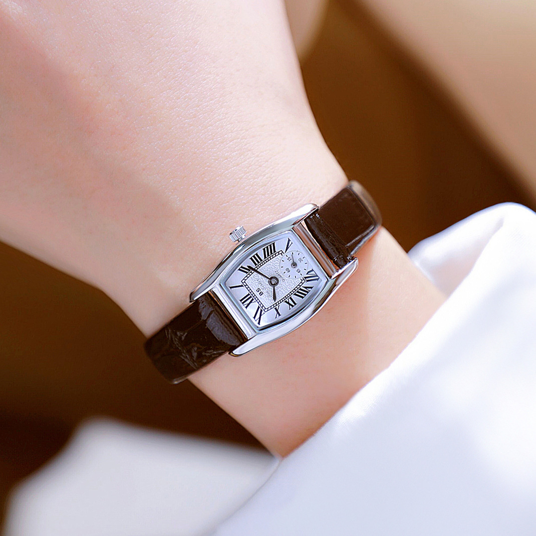 BS นาฬิกาผู้หญิงอเนกประสงค์สไต - Luxury Watch Leather Strap บทวิจารณ์และราคา