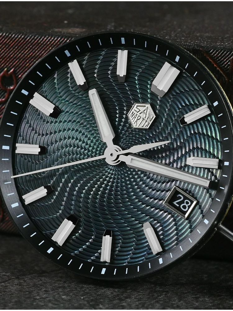 นาฬิกา San Martin 39 มม. ดีไซน - Guilloché Dial Watch บทวิจารณ์และราคา