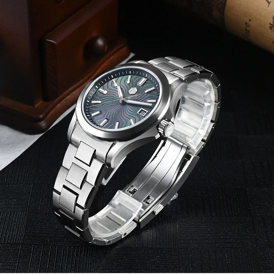 นาฬิกาข้อมือผู้ชาย San Martin  - Guilloché Dial Watch บทวิจารณ์และราคา