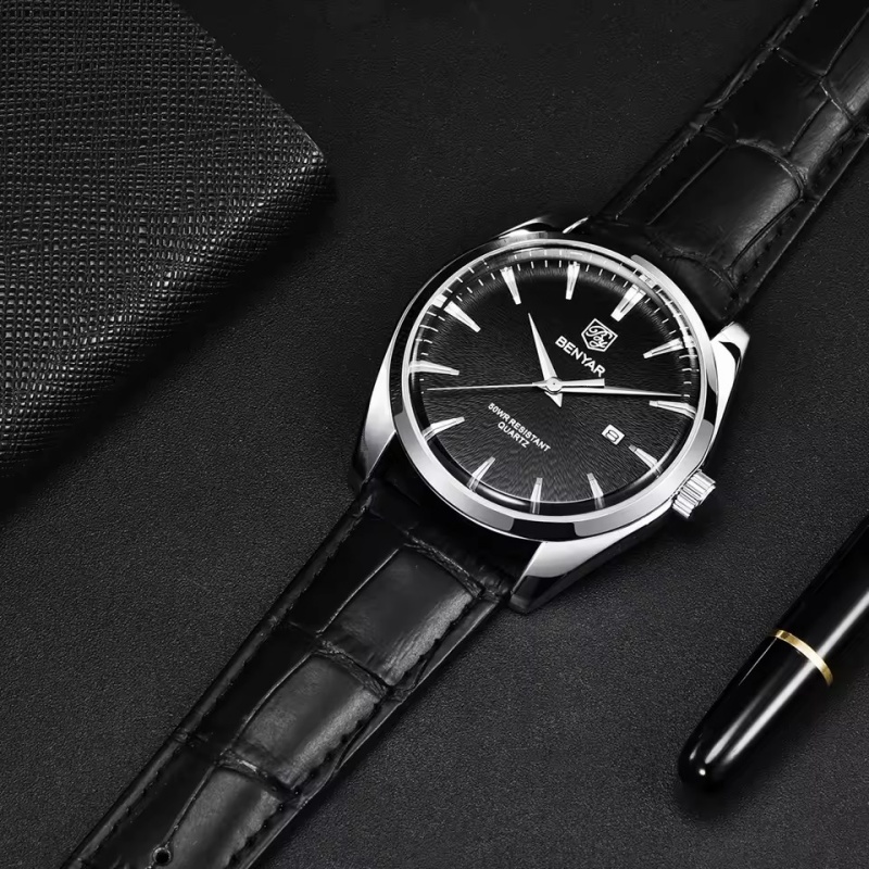 นาฬิกาข้อมือแบรนด์หรู Benyar 5 - Luxury Watch Mockup บทวิจารณ์และราคา