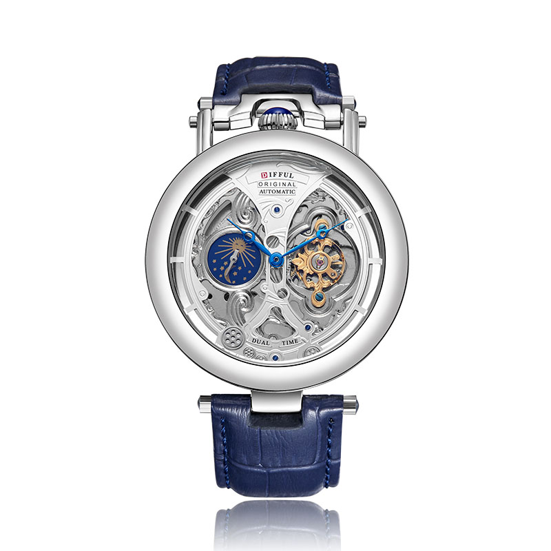 นาฬิกาข้อมือผู้ชายแบบกลไกไขลาน - Tourbillon Movement Watch บทวิจารณ์และราคา