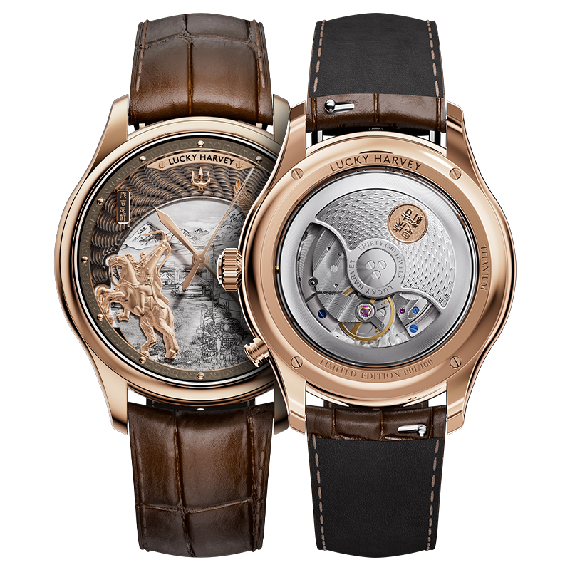 นาฬิกาข้อมือ Lucky Harvey Limi - Guilloché Dial Watch บทวิจารณ์และราคา