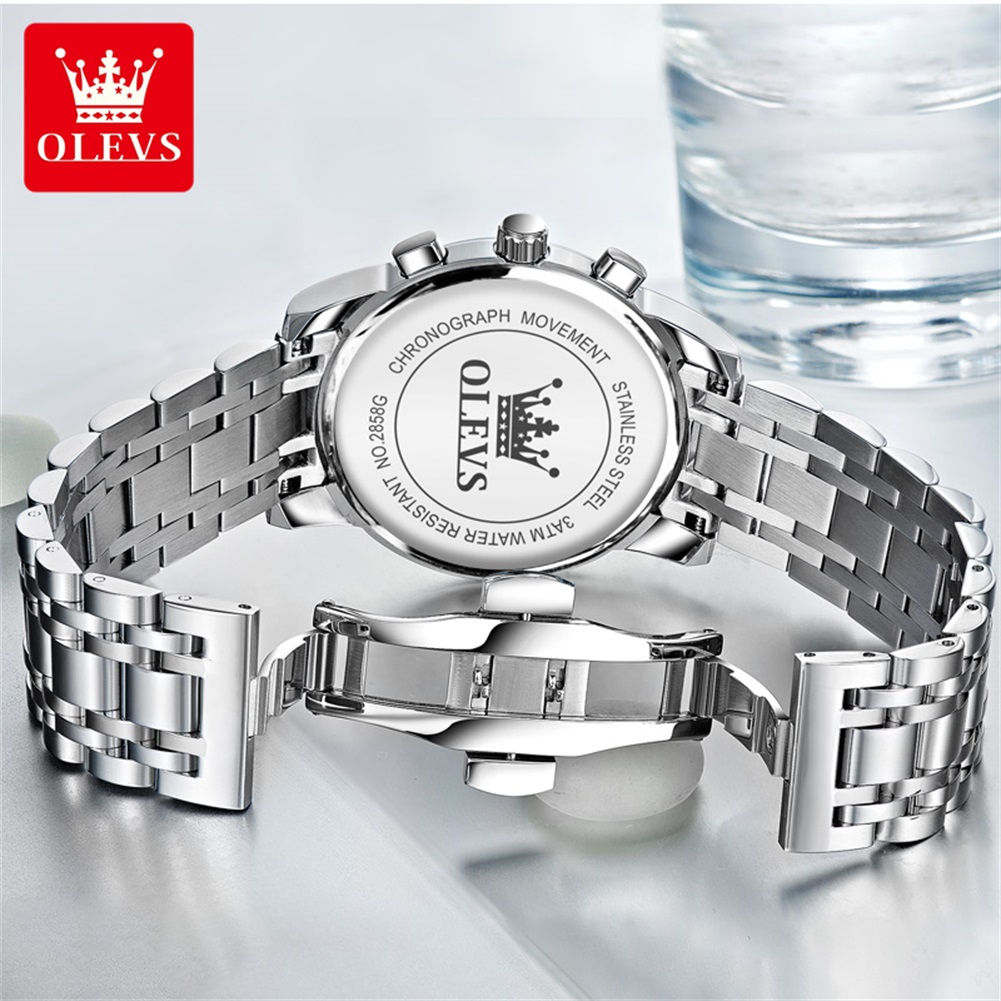 OLEVS นาฬิกาผู้ชายยอดนิยมสแตนเ - Luxury Watch Mockup บทวิจารณ์และราคา