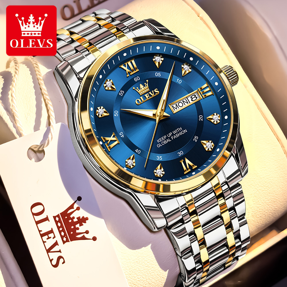 OLEVS แบรนด์นาฬิกาแฟชั่นผู้ชาย - Luxury Watch Men บทวิจารณ์และราคา