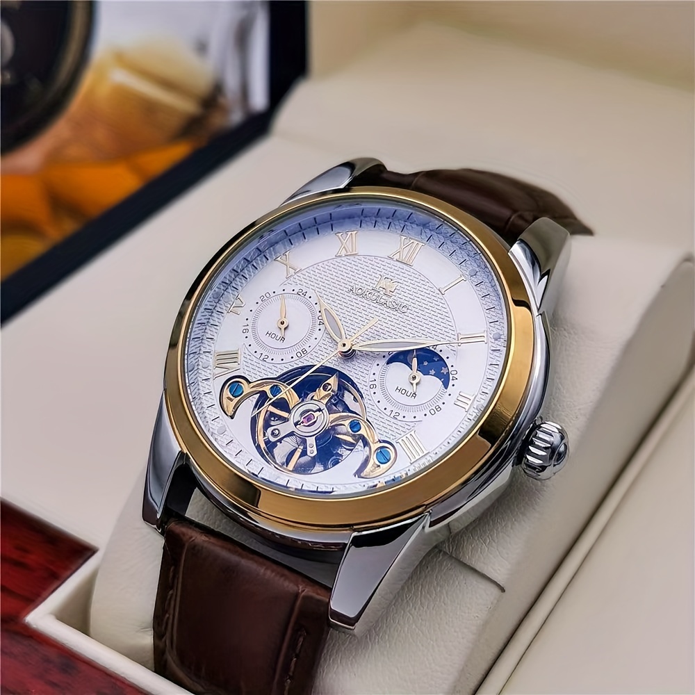 นาฬิการะดับไฮเอนด์ของแท้สําหรั - Tourbillon Movement Watch บทวิจารณ์และราคา