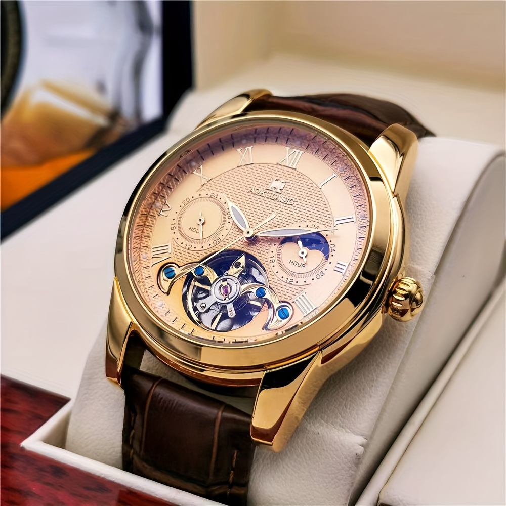 นาฬิการะดับไฮเอนด์ของแท้สําหรั - Tourbillon Movement Watch บทวิจารณ์และราคา