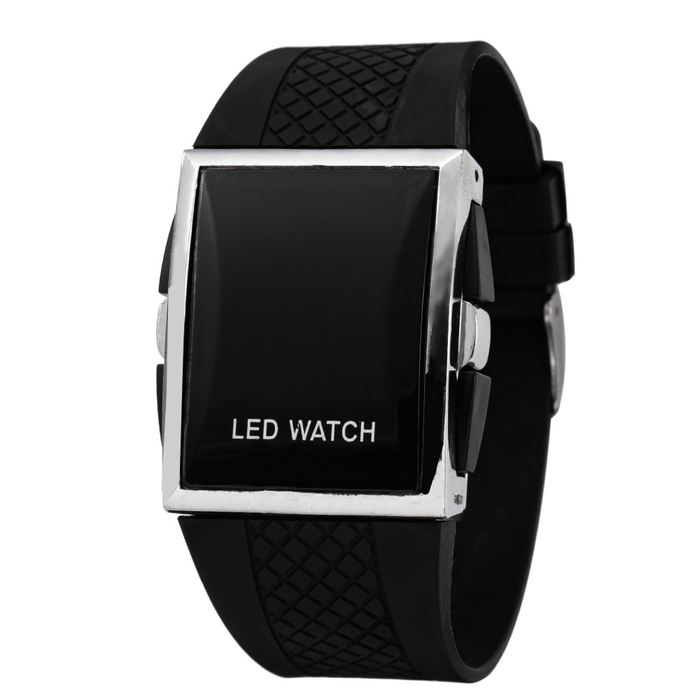 ผู้ชายกีฬานาฬิกาดิจิตอลสีดําสี - Luxury Watch White บทวิจารณ์และราคา