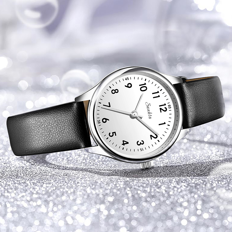 LIGE ผู้หญิงที่เรียบง่ายแฟชั่น - Luxury Watch White บทวิจารณ์และราคา