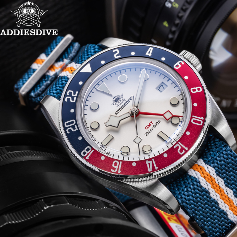 ADDIESDIVE 515-24H นาฬิกาข้อมื - Gmt Dual Timezone Watch บทวิจารณ์และราคา