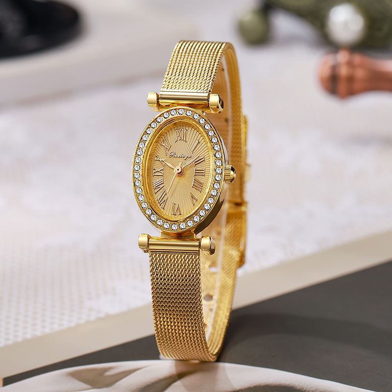 นาฬิกาข้อมือผู้หญิงหรูหรา แฟชั - Luxury Watch Leather Strap บทวิจารณ์และราคา