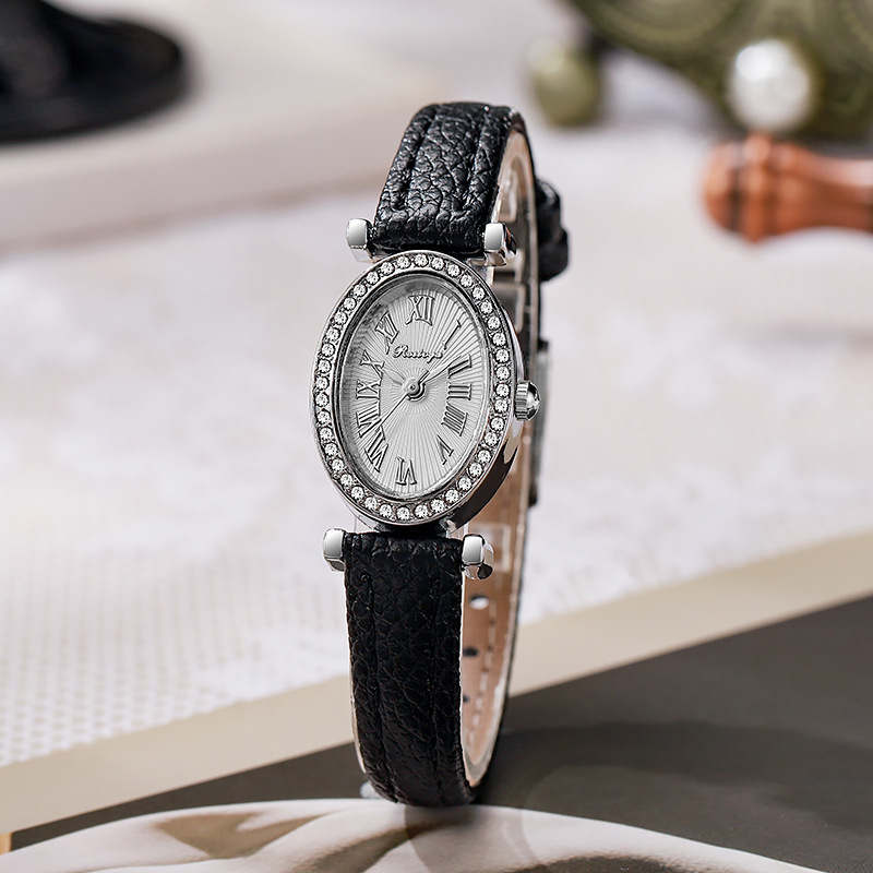 นาฬิกาข้อมือผู้หญิงหรูหรา แฟชั - Luxury Watch Leather Strap บทวิจารณ์และราคา