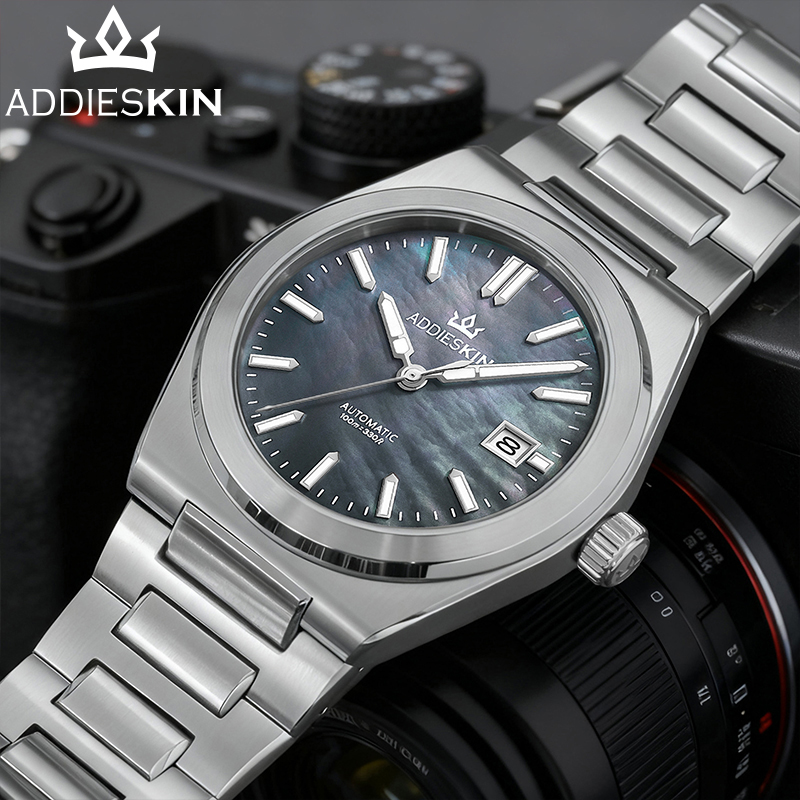 แอดดี้ส์คินนาฬิกาอัตโนมัติสำหร - Guilloché Dial Watch บทวิจารณ์และราคา