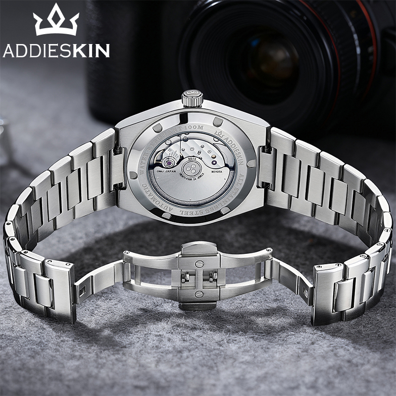 แอดดี้ส์คินนาฬิกาอัตโนมัติสำหร - Guilloché Dial Watch บทวิจารณ์และราคา