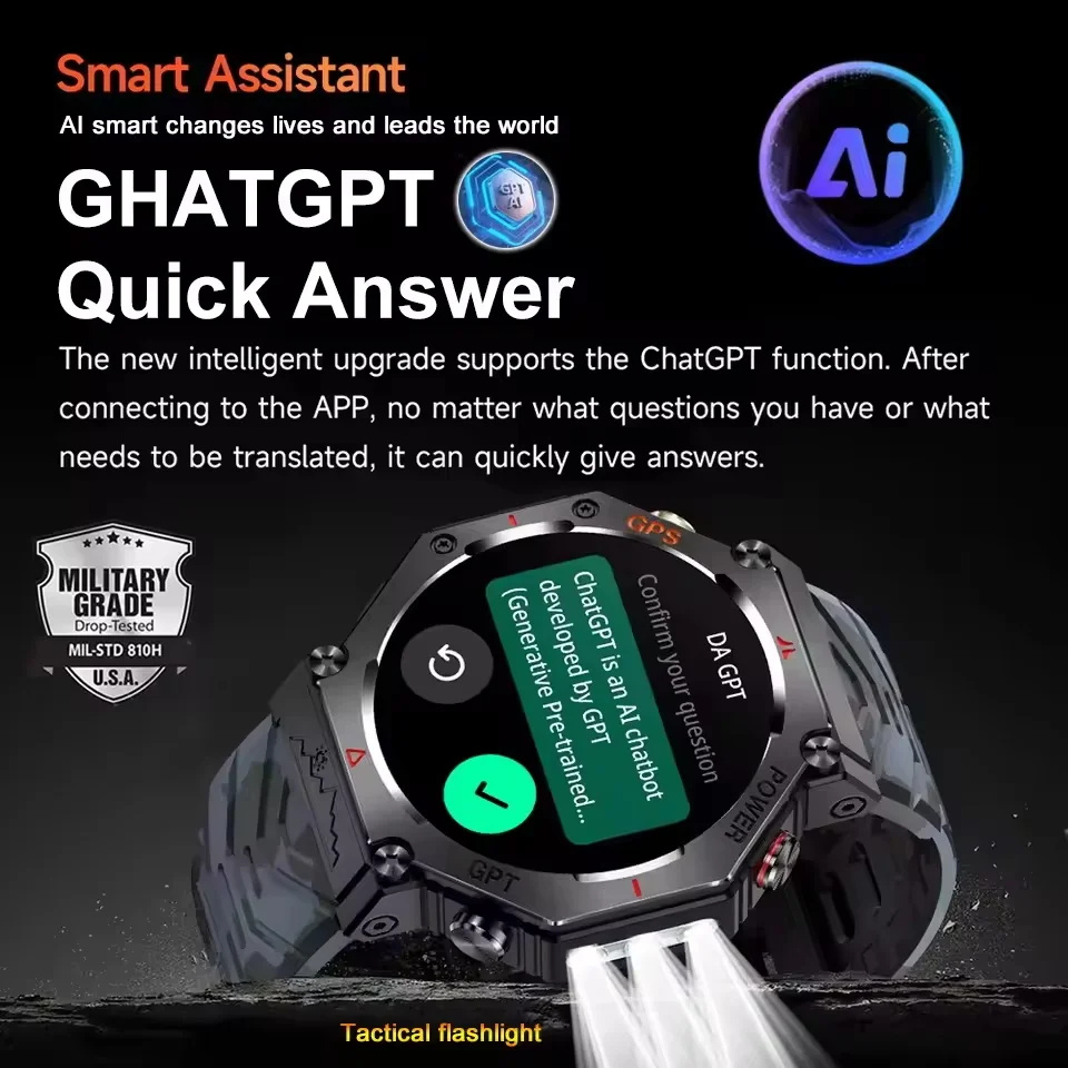 2026 ใหม่ GPS สมาร์ทวอทช์ในตัว - Gmt Dual Timezone Watch บทวิจารณ์และราคา